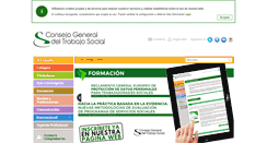 Desktop Screenshot of cgtrabajosocial.es